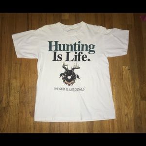 Vtg 1994 Hunting is Life T shirt Sz XL, No tag!!!